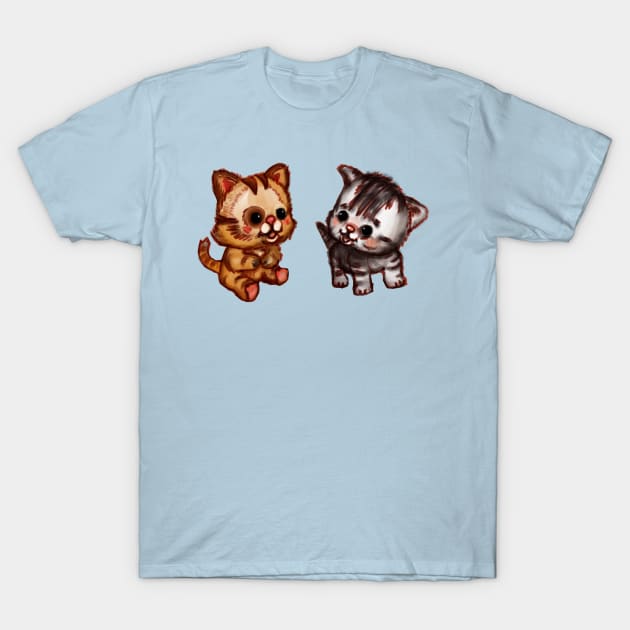 kittens T-Shirt by Artofokan